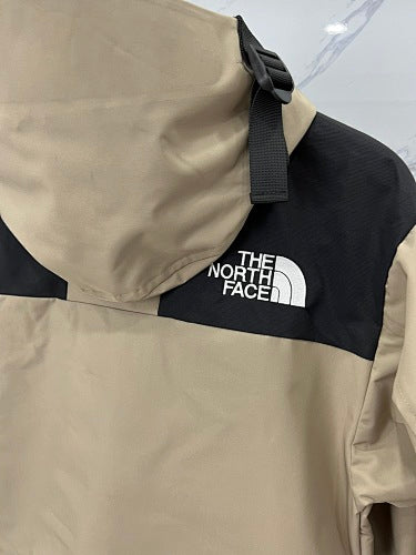 The North Face Khaki Black GORE-TEX Mountain Jacket Snap Button Waterproof