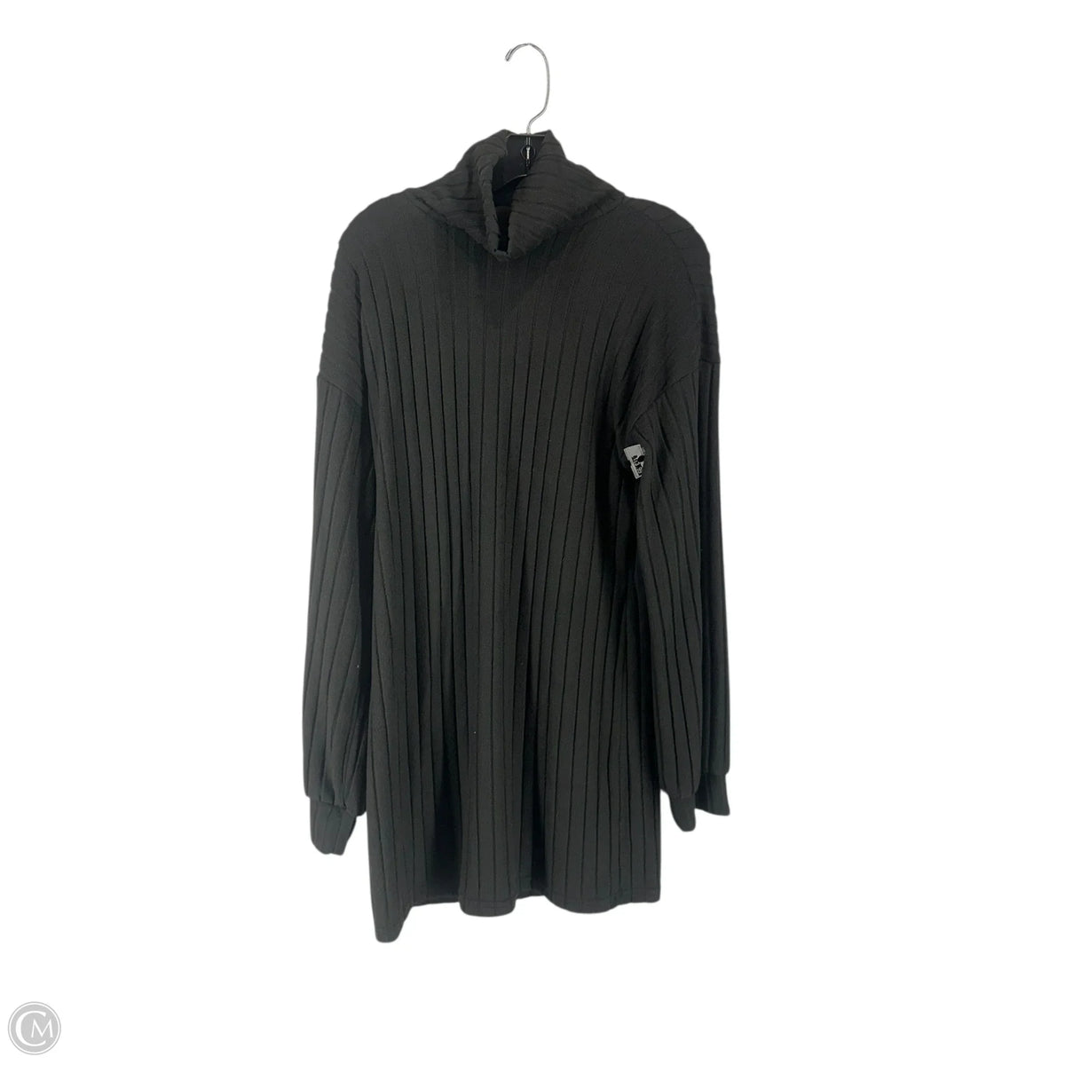 Dress Sweater By Clothes Mentor In Black, Size: L