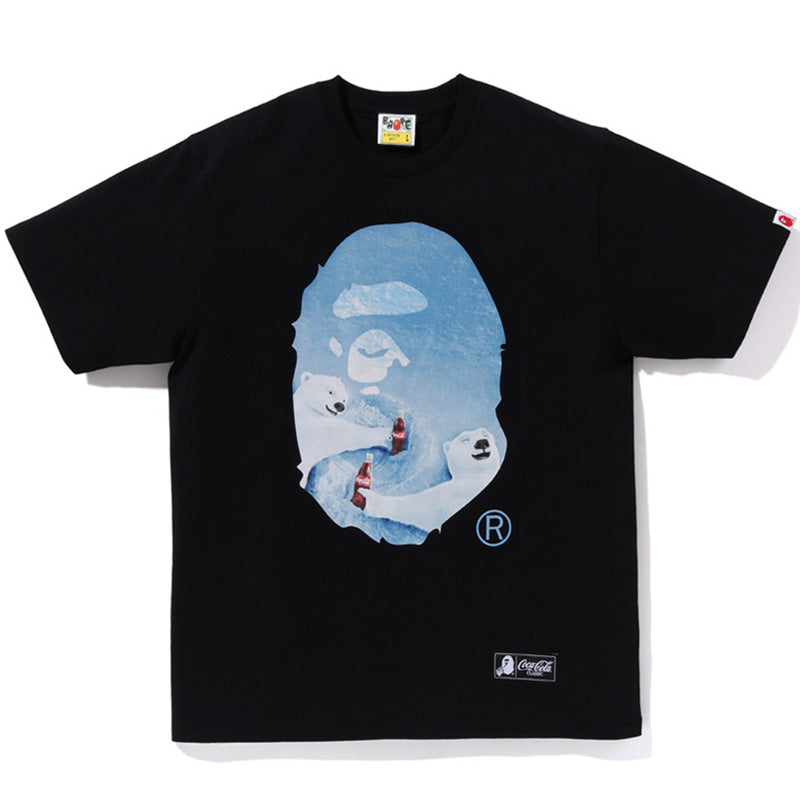 BAPE x Coca-Cola Photo Ape Head Men's T-Shirt - Black