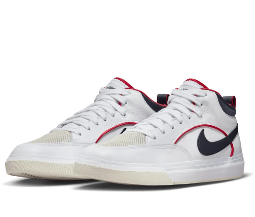 Nike SB React Leo 'White/Midnight Navy' Sneakers FD0268-100