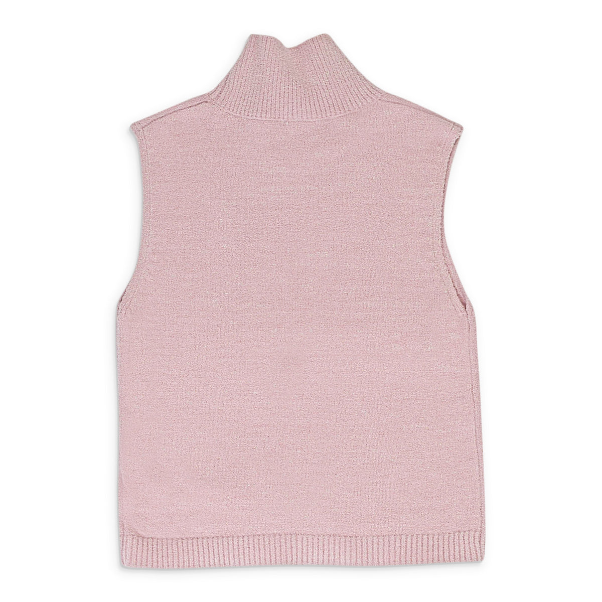KNIT PINK TURTLENECK SWEATER