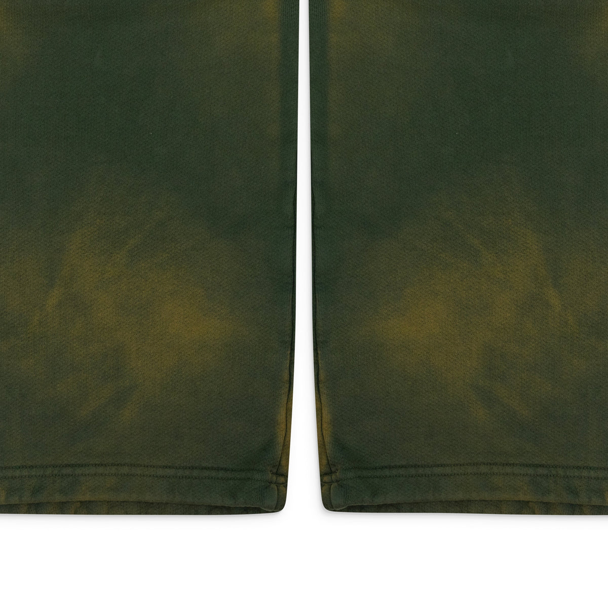 GREEN CAUTION SWEATPANTS