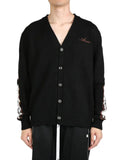 AMIRI Leopard Bones cardigan