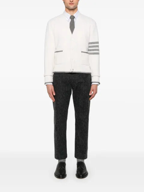 Thom Browne merino wool 4-Bar Milano stitch cardigan