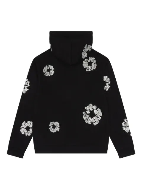 Denim Tears Swarovski Wreath "Black" zip hoodie