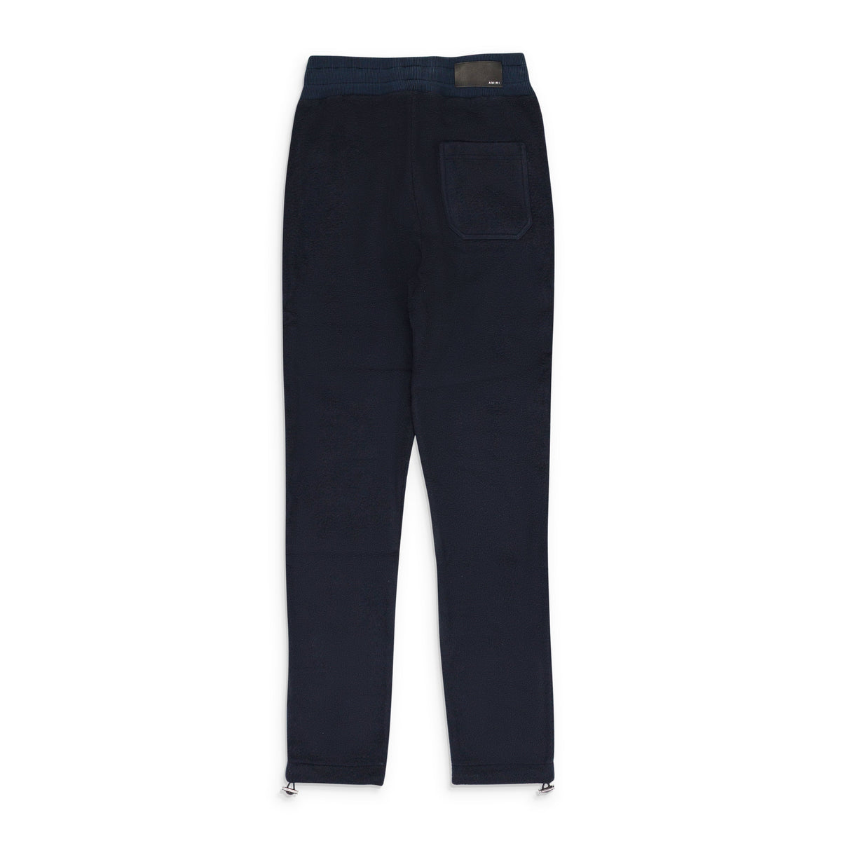 Navy Wool Track Pant