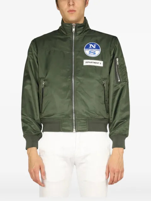 Department 5 zip-up patch jacket