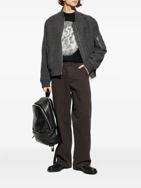 AllSaints Saku zip-fastening bomber jacket