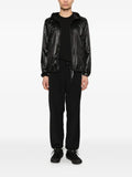 ROA hooded zip-fastening jacket