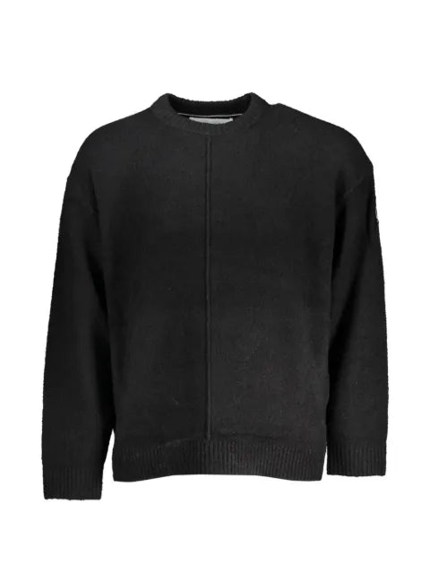 Calvin Klein seam-detail crew-neck cotton sweater
