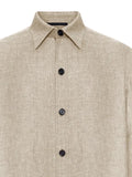 Zegna cashmere linen and silk overshirt
