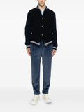 Eleventy ribbed-knit bomber jacket