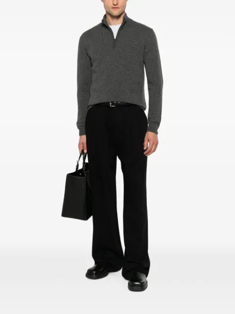 SERGIO MORETTI FIRENZE quarter-zip sweater
