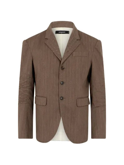 DSQUARED2 Tweed2 crinkled Osaka jacket