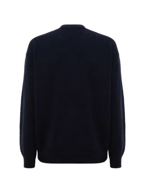 Laneus button-fastening knitted cardigan