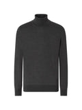Zegna dark grey mélange Cashseta turtleneck sweater
