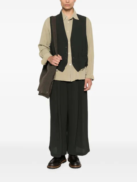 Ziggy Chen patterned-back waistcoat