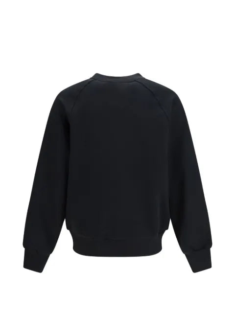 Moose Knuckles logo-plaque raglan-sleeve sweater
