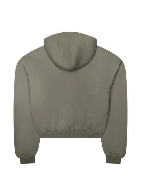 LỰU ĐẠN wadded zip-up hoodie