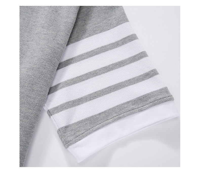 Classic Four-Bar Polo Shirt - 100% Cotton Prem | Thom Browne