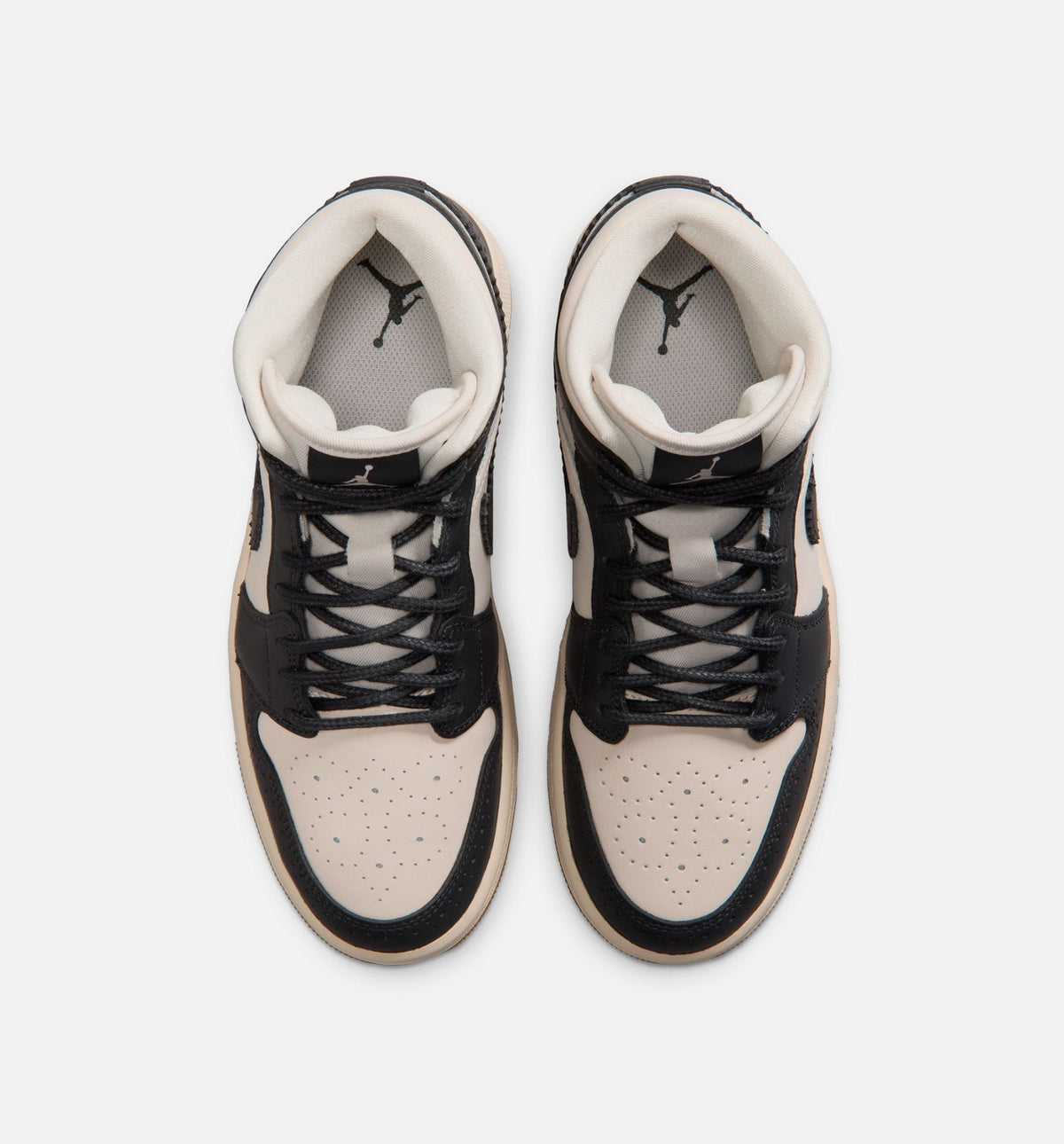 Air Jordan 1 Mid SE Women's Lifestyle Shoe - Off-Noir/Chalk/Pearl White