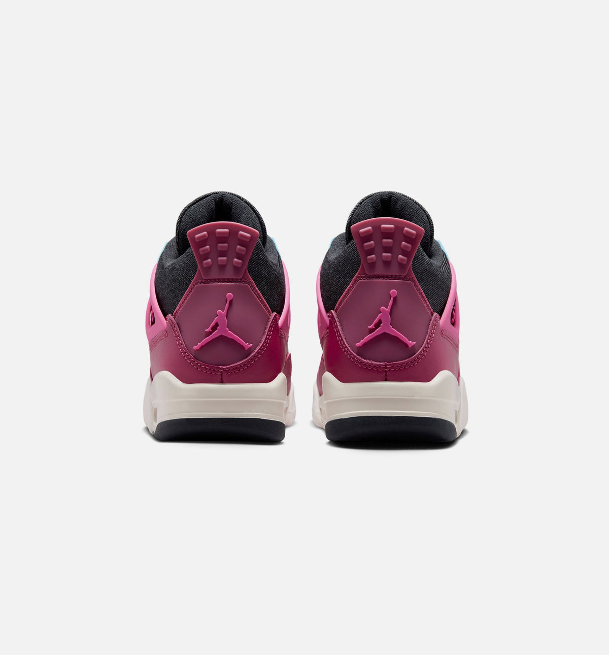 Air Jordan 4 Retro She's A Star Grade School Lifestyle Shoes - Beet Red/Desert Pink/Off Noir/Chalk