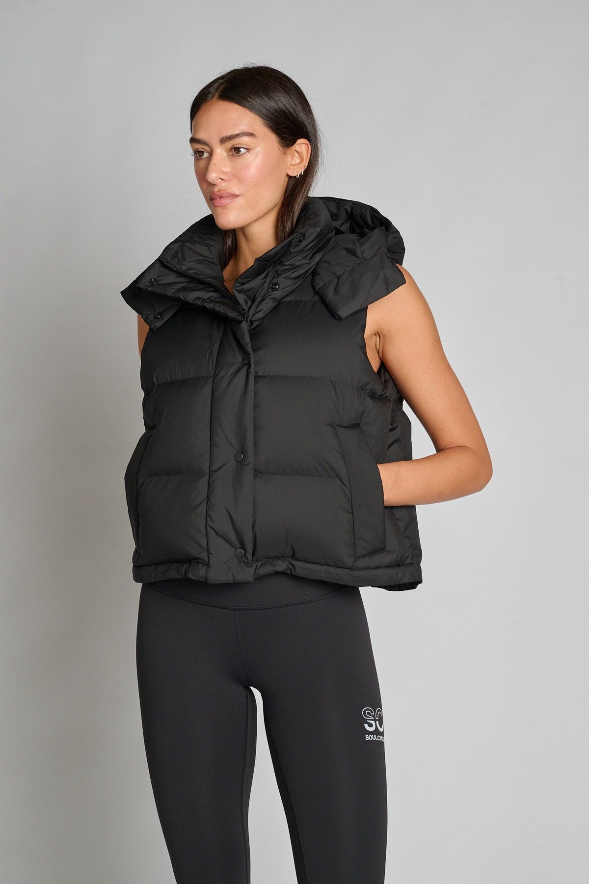 Wunder Puff Cropped Vest