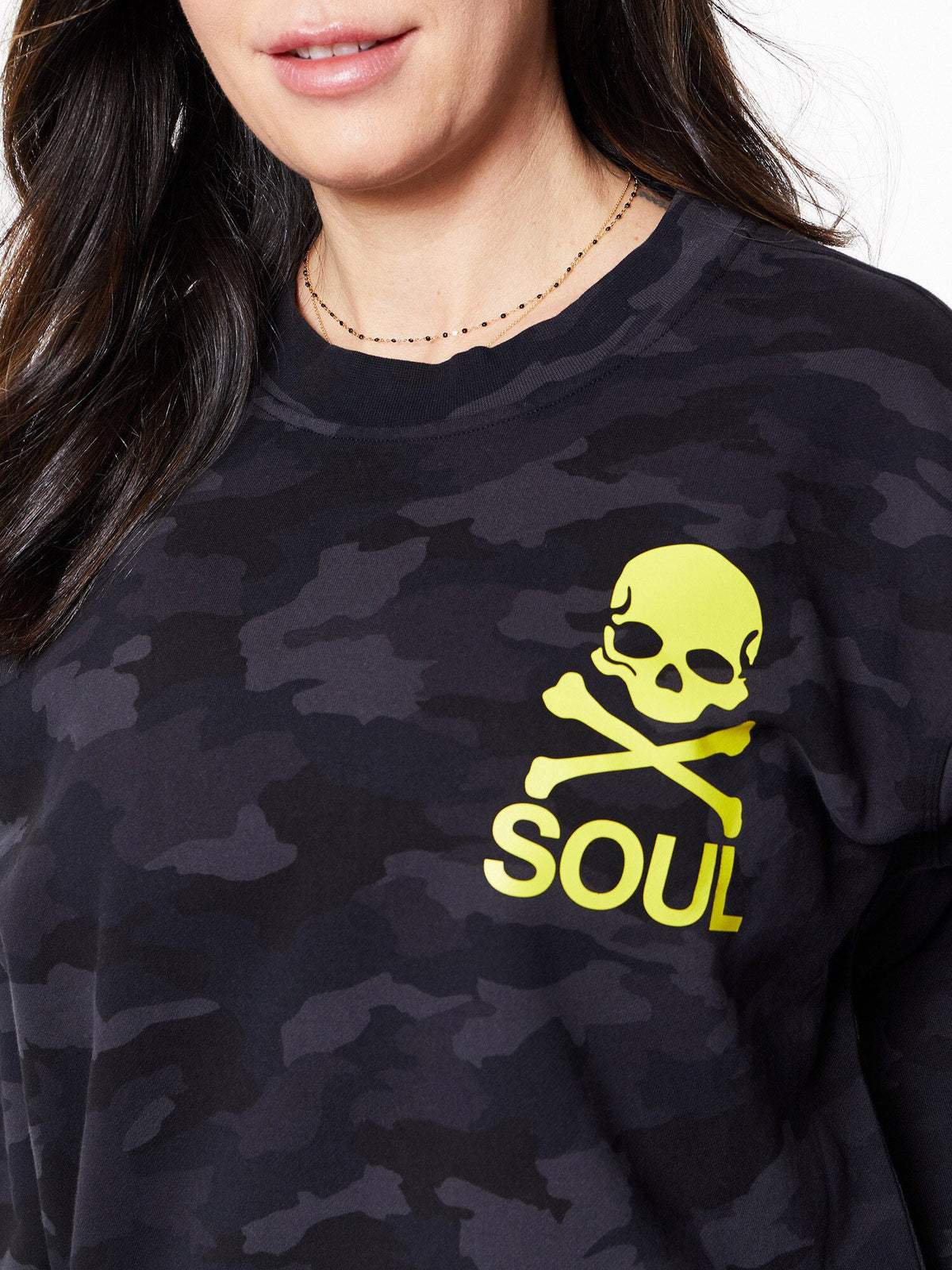 Perfectly Oversized Crew Camo