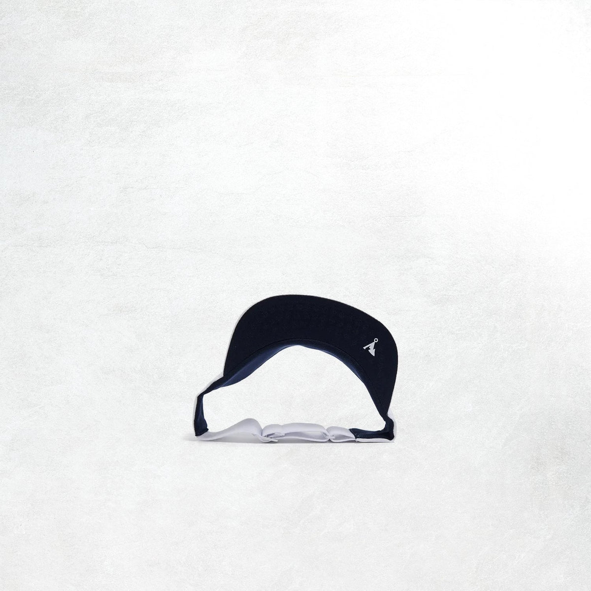 VAGA Feather Racing Visor: White / Navy Blue