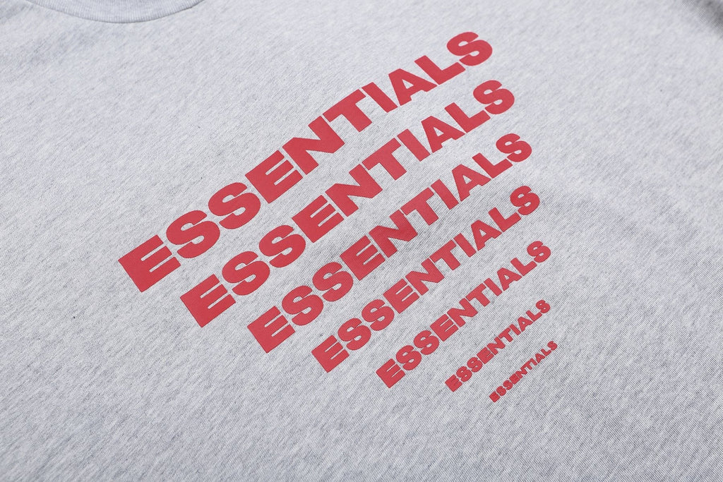 ESSENTIALS Repeated Graphic Short-Sleeve T-Shirt