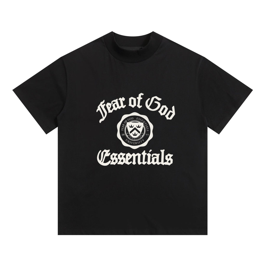 Fear of God Essentials Black College Graphic T-Shirt