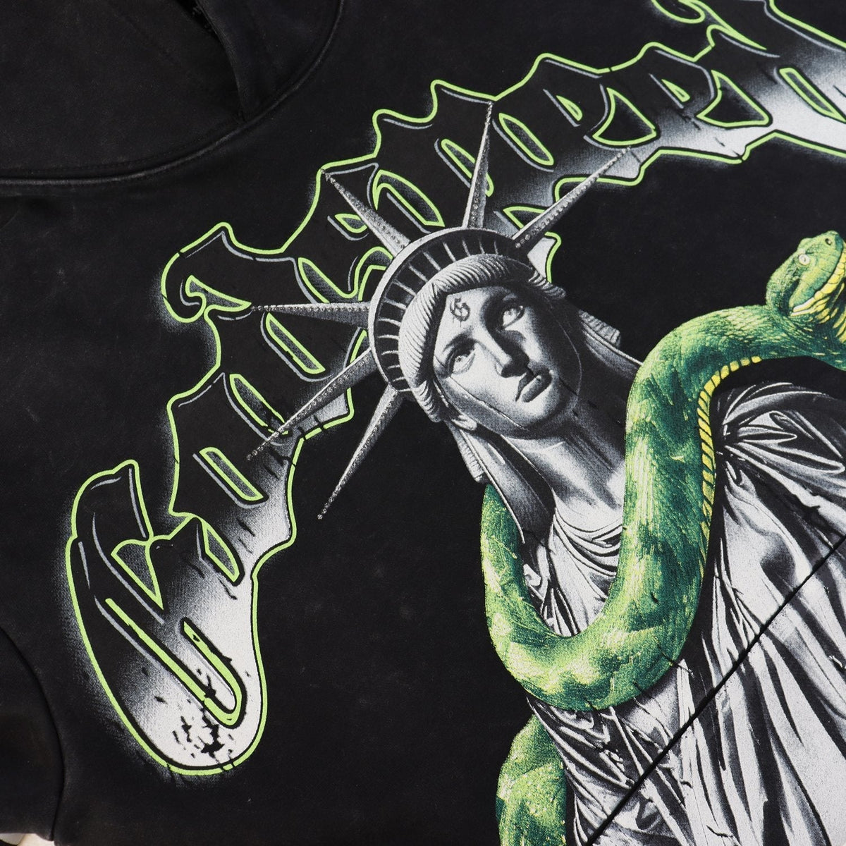 Godspeed Top 5 Slizzy Statue & Snake Graphic Hoodie
