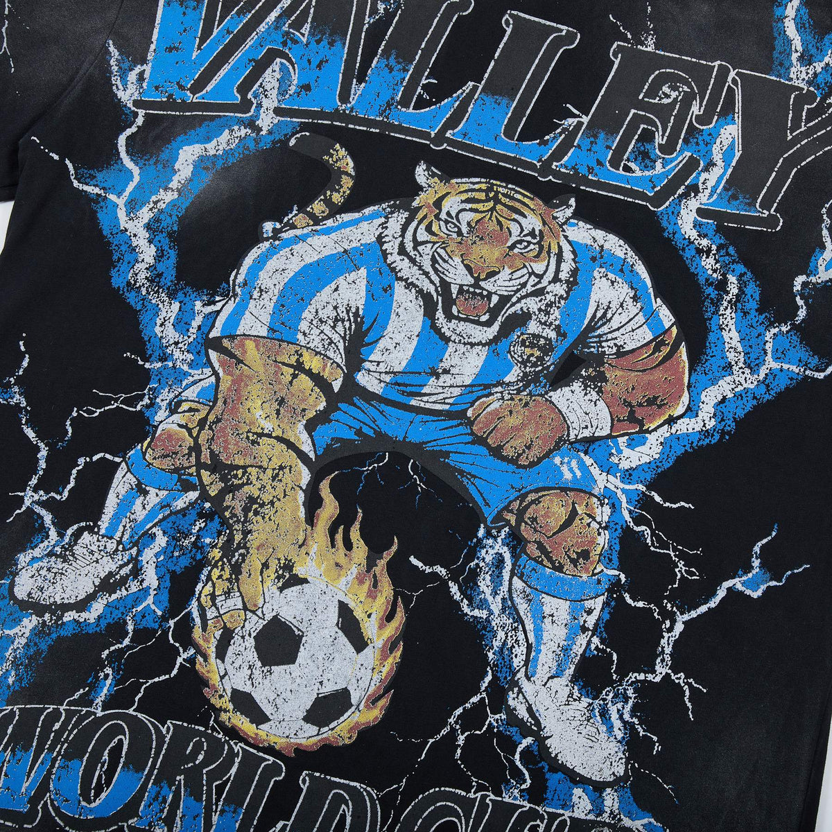 VALE USA World Cup Tiger Soccer Graphic T-Shirt