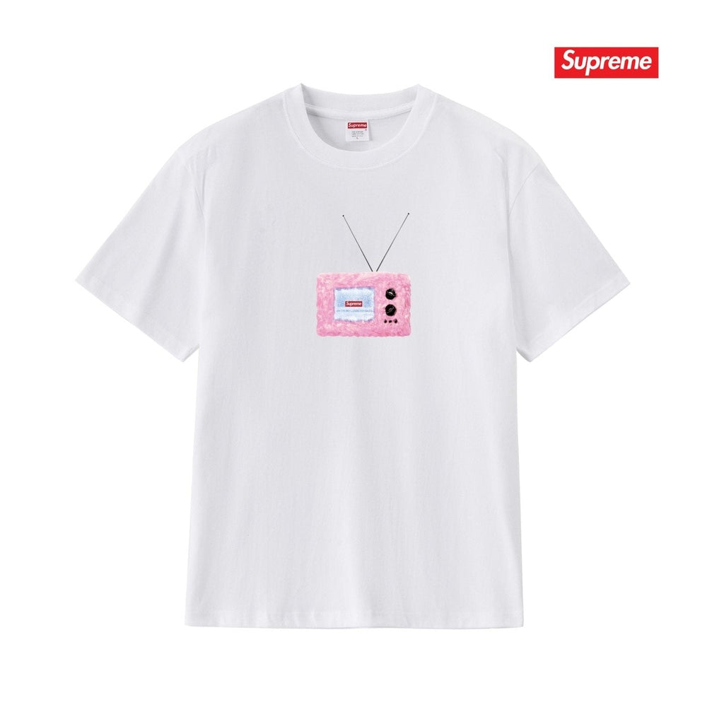 Supreme Pink TV Graphic T-Shirt