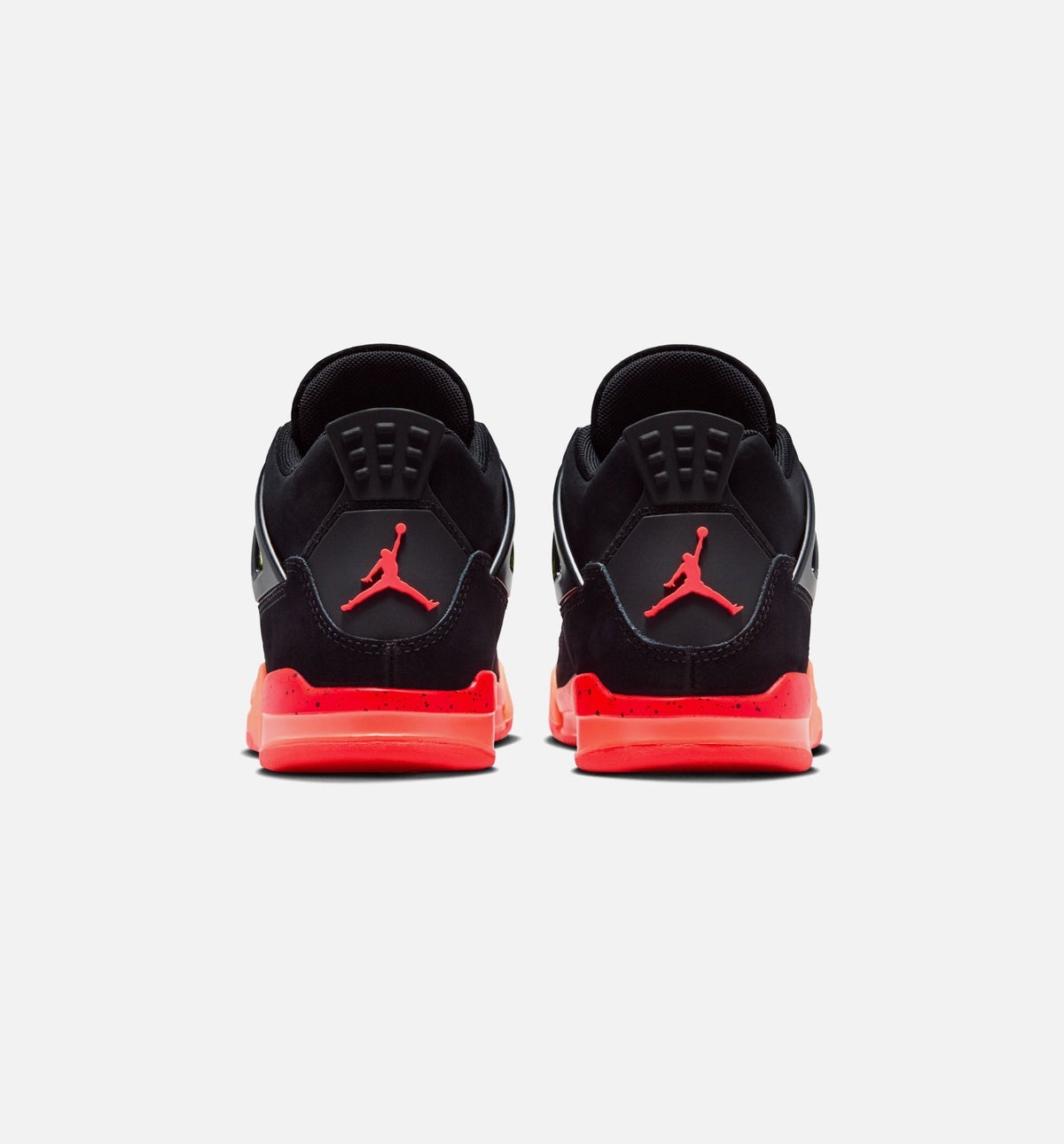 Air Jordan 4 Retro Black Infrared 23 | Preschool Lifestyle Shoe | Black/Infrared 23/Bright Mango