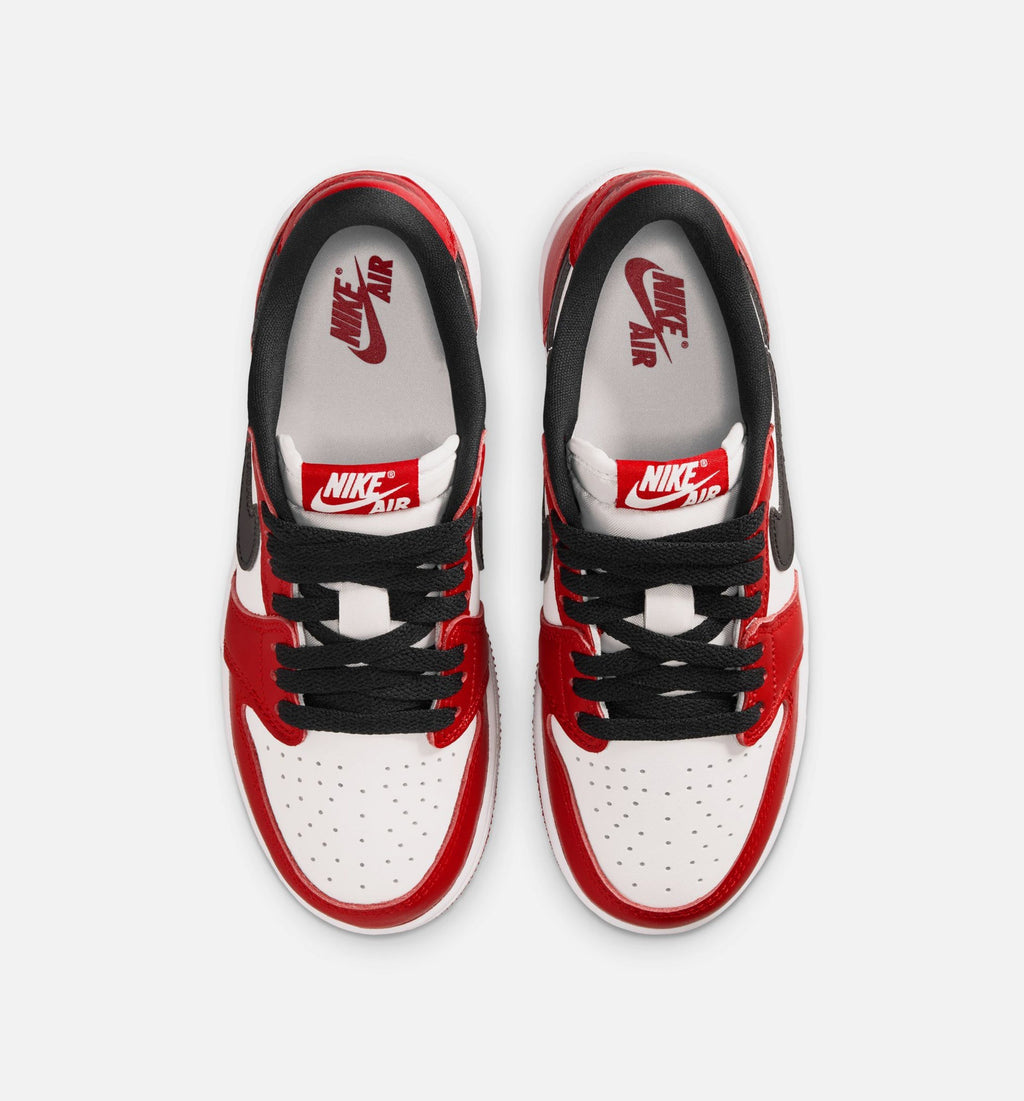 Air Jordan 1 Retro Low OG Chicago Grade School Sneakers - Varsity Red / Black / Summit White