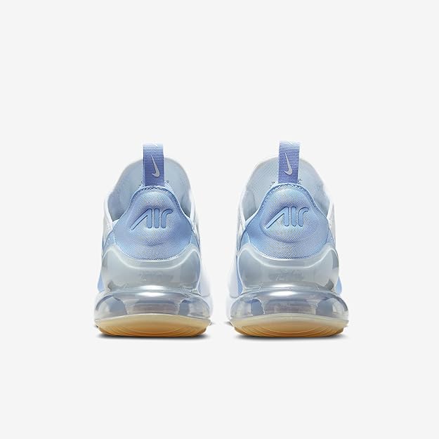 Women's Nike Air Max 270 White/Aluminum-Blue Tint (HJ3222 103)
