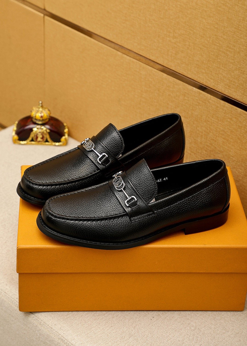 Louis Vuitton Black Hardware Loafers - Stitched Apron Toe