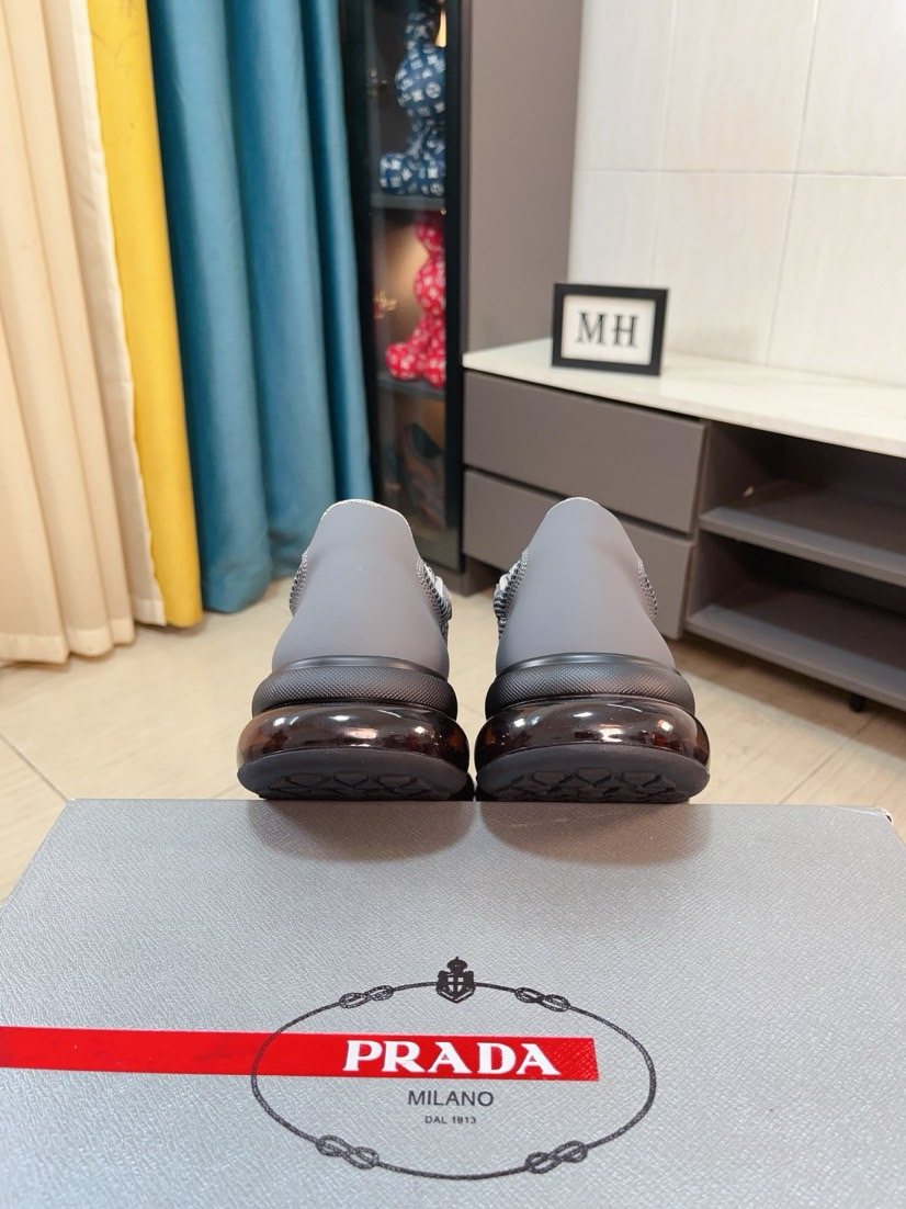 Prada Mesh Panel Men's Sneakers