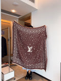 Louis Vuitton Starry Monogram Fringed Wrap