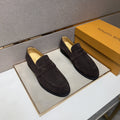 Louis Vuitton Men's Vamp-Strap Loafers